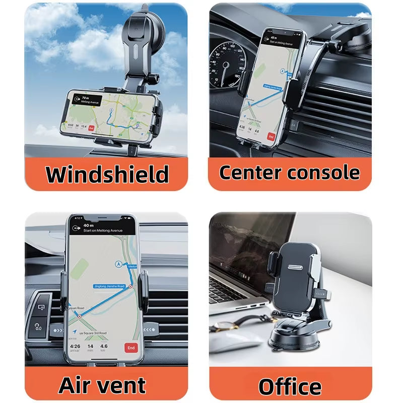 New Car Phone Holder Universal Car Foldable Rotatable GPS Phone Stand Air Vent Mounts Auto Interior Accessories Car Bracket